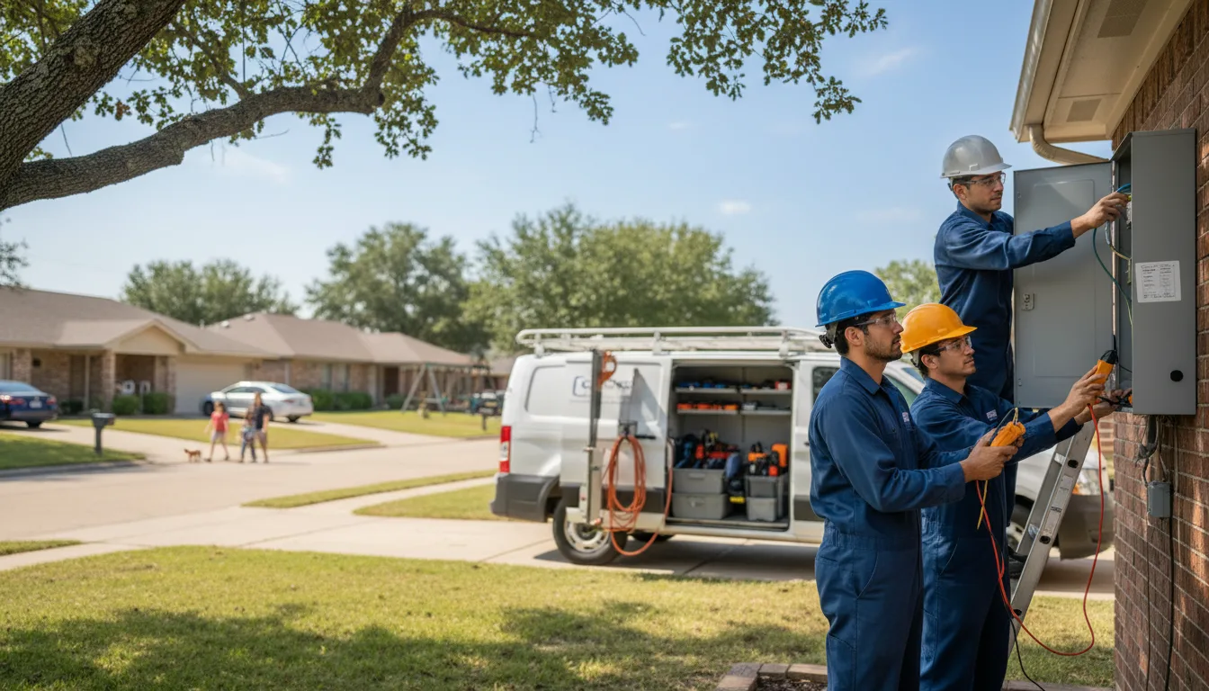 Certified electrician providing emergency electrical services in Grandview, IN